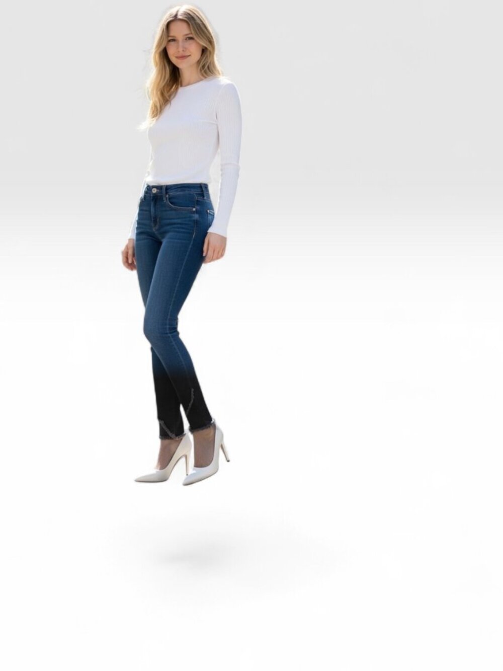 Joe’s Jeans Flawless Mid-Rise Skinny Ankle Jeans